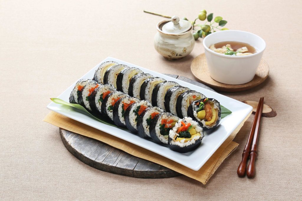 Kimbap in South Korea