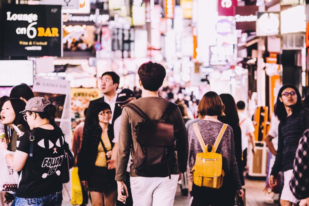 Shopping place in South Korea