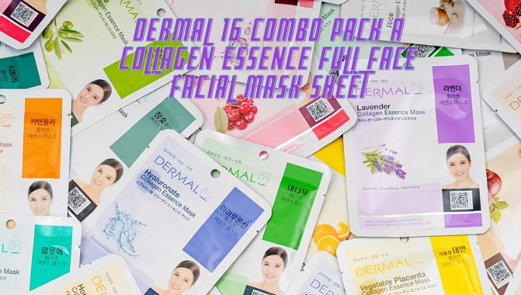 DERMAL 16 Combo Pack A Collagen Essence Full Face Facial Mask Sheet